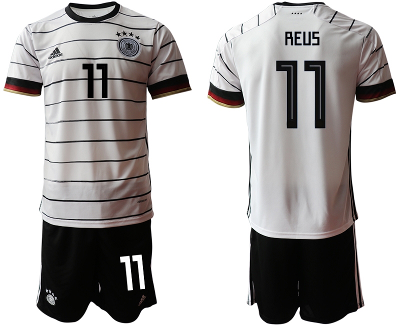 Men 2021 European Cup Germany home white #11 Soccer Jersey1